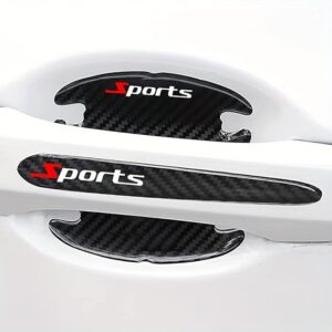 8Pcs/Set Transparent Car Door Protector Universal Car Door Handle Anti-Scratch Durable Soft PVC Protective Stickers for Toyota