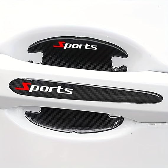 8Pcs/Set Transparent Car Door Protector Universal Car Door Handle Anti-Scratch Durable Soft PVC Protective Stickers for Toyota