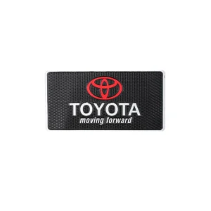 Car Dashboard Anti Slip Rubber Pad for Toyota PVC Universal Car Non Slip Gel Mat Dash Pad for Cell Phones Sunglasses Keys Electronic Devices