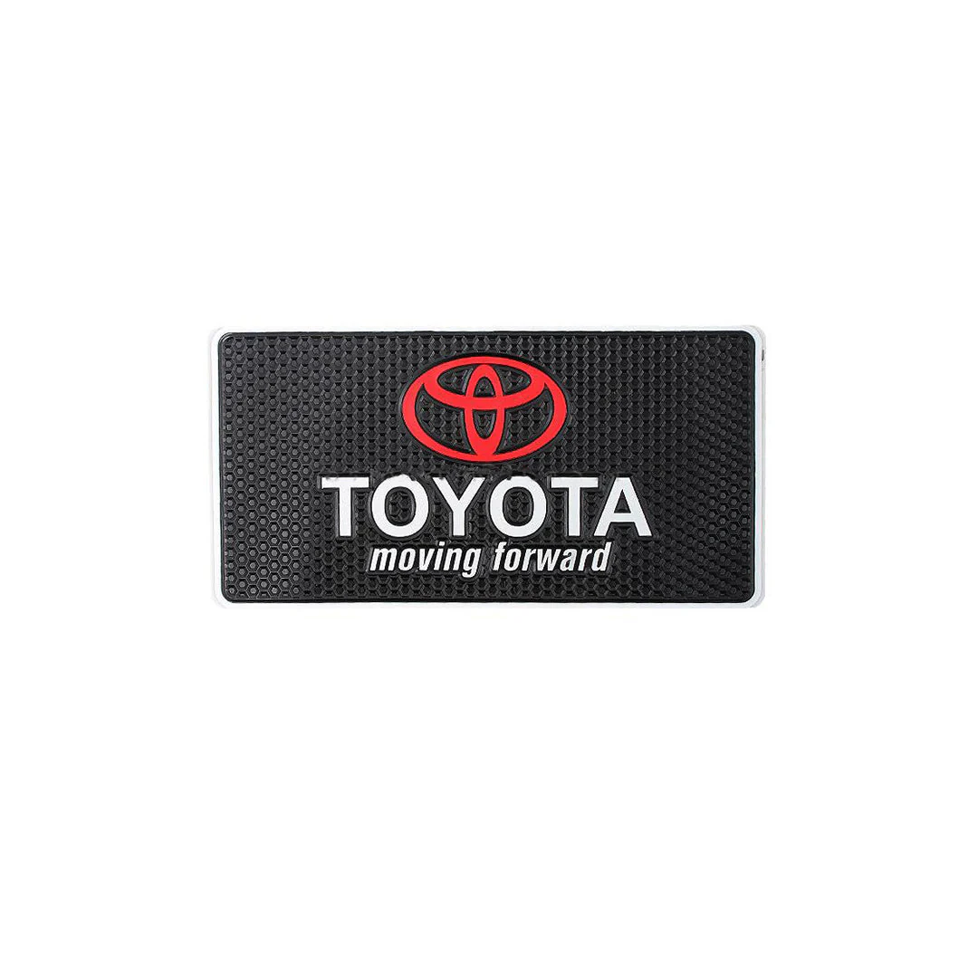 Car Dashboard Anti Slip Rubber Pad for Toyota PVC Universal Car Non Slip Gel Mat Dash Pad for Cell Phones Sunglasses Keys Electronic Devices